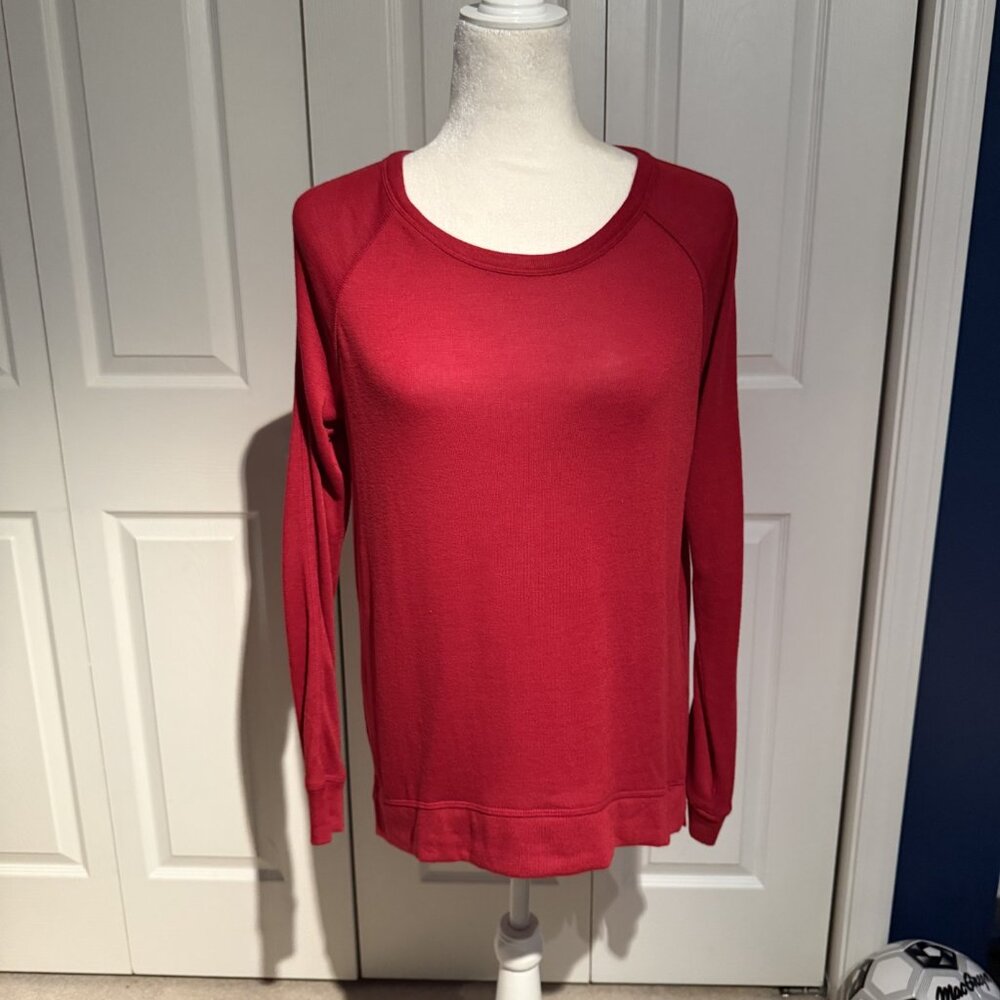 Gap Lightweight Tunic Top Womens Red Size Small Casual Comfy